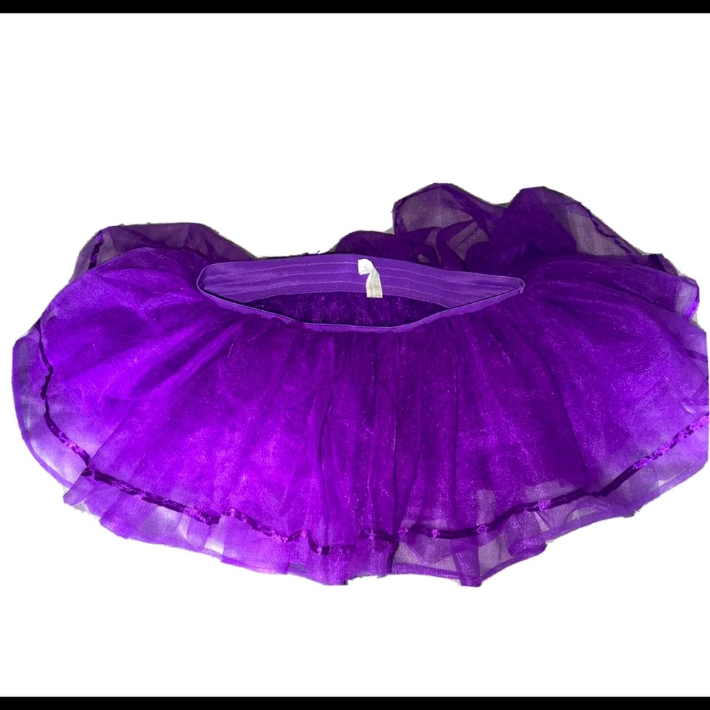 Purple Tutu, Adult One Size, Halloween Fun, Like New